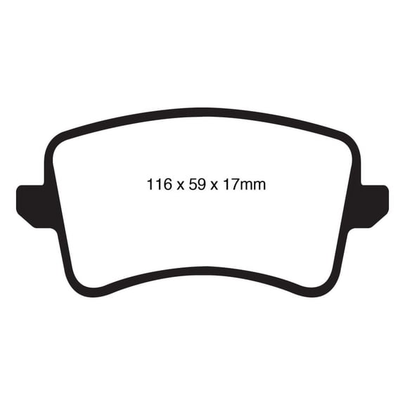 EBC 09-11 Audi A4 2.0 Turbo Greenstuff Rear Brake Pads