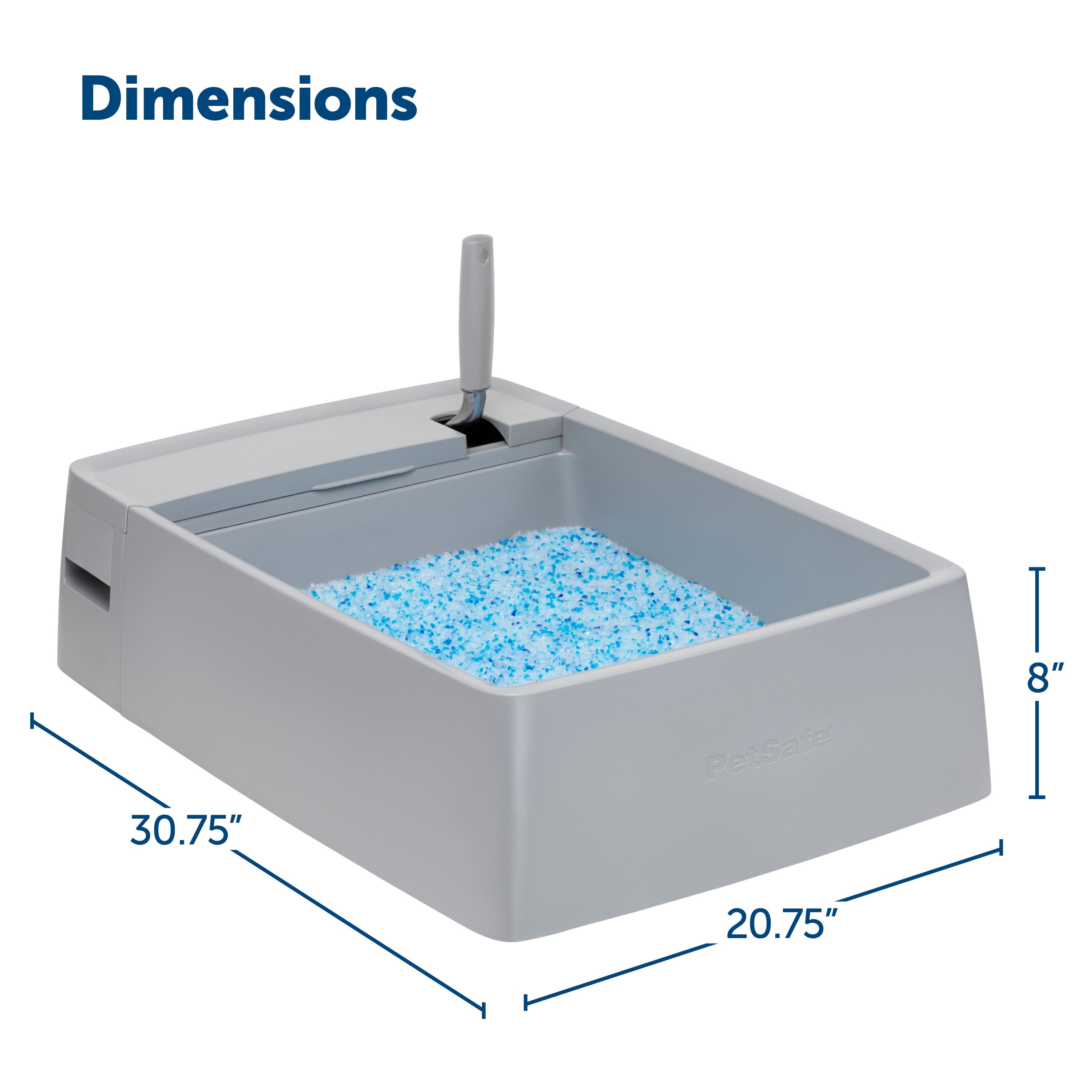 PetSafe Multi-Cat Litter Box, Ergonomically-Designed, Use with Crystal or Clumping Litter