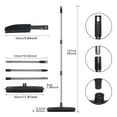 thumbnail image 5 of Landhope Rubber Broom TPR Bristle Broom with Hand Held Brush for Dog/Cat Hair Remover Rubber Broom, 5 of 7