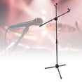 thumbnail image 1 of Microphone Stand, Microphone Floor Stand Boom Arm Stable Support with Tripod Base for Stage, 1 of 7
