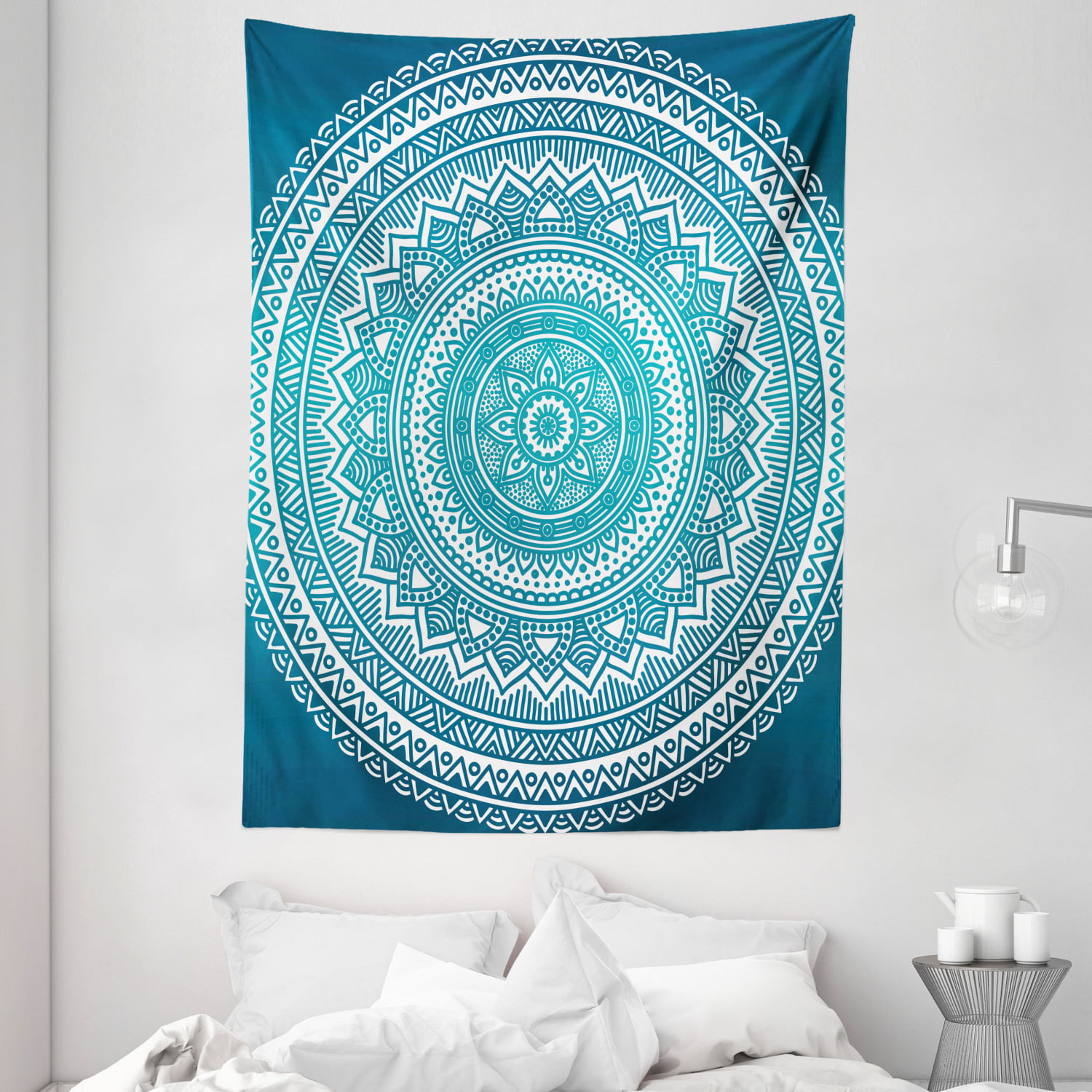Tapestry Sun Star Turquoise God Poster Wall Hanging Home Decor Dorm Moon Hippie 