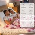 thumbnail image 2 of Heart Blanket – Ultra Soft Microplush Throw 50"x60" | Cozy Love Theme Gift for Couch, Bed, Travel, Valentine’s Day & More | Washable | Scarlett Hearts, 2 of 6