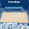 thumbnail image 4 of Pet Cooling Mat, Summer Dog Cooling Mat Washable Self Cool Pad for Small Dogs and Cats, Portable Breathable Pet Sleeping Pad for Crate, Bed, Indoor & Outdoor Floor, 4 of 8