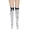Black, variant on Xijirk Womens Polka Dot Thigh High Socks with Bow Decor Over The Knee Hosiery Black,One Size