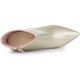 thumbnail image 4 of Botines Tacón Grueso Transparente Para Mujer Oro 38, 4 of 6