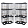 thumbnail image 1 of Breeding Cages YML, paquete pequeño de 6, con espacio entre barras de 1,27 cm, 1 of 1