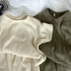 thumbnail image 4 of 2Pcs Fashion Children Short Sleeve Shorts Sets Summer Kids Clothes Boy Girl Baby Cotton Tee Pant Outfits Forest Soild Color, 4 of 6
