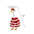 thumbnail image 2 of geerera Porch Goose Costume, Christmas Outfit Set with Dress and Hat, Fits 17-23 Inch Lawn Garden Statues, Outdoor Holiday Decor, 2 of 5