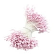 thumbnail image 1 of 1 paquete lotes 1,5 - 2 mm mate doble cabeza mini flor estambre pistilo para boda púrpura rosado Zulema Estambre doble cabeza estambre, 1 of 8