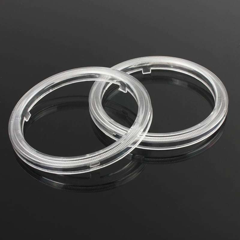 4 PCS Clear Plastic PC projector Lens Cover For 60mm COB led angel eye
