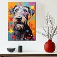 thumbnail image 3 of Irish Wolfhound Dog Canvas Wall Art for Living Room, Funny Bathroom Wall Decor, Colorful Animal Painting Gift for Kid Teen Men, 3 of 4