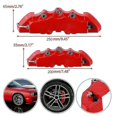 thumbnail image 2 of Étrier de Frein de Voiture Universel Style 3d Rouge, 2 of 4