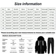 thumbnail image 2 of KaLI_store Boys' Sweatsuit Set - 2 Piece Fleece Hoodie Sweatshirt and Jogger Sweatpants Black,11-12 Years, 2 of 4