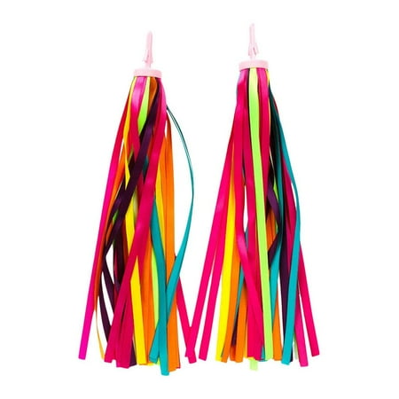 

Bicycle Streamers|Decorative Bicycle Handlebar Streamers Colorful Polyester Tassels|Fun Children Scooter Handlebar Streamers Bicycle Grips Ribbon