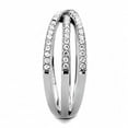 thumbnail image 6 of Rings for Women Silver 316L Stainless Steel DA124 - AAA Grade Cubic Zirconia in Clear, 6 of 6