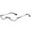 Black, variant on SPRING PARK Fashionable Half Frame Crystal Sunglasses UV Protection Alloy Rhinestone Sunglasses Glasses Lens