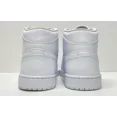 thumbnail image 4 of Ni - ke Ni - ke Air Jordan 1 Mid White Sneakers Men Size 10, 4 of 5