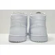 thumbnail image 4 of Ni - ke Ni - ke Air Jordan 1 Mid White Sneakers Men Size 10, 4 of 5