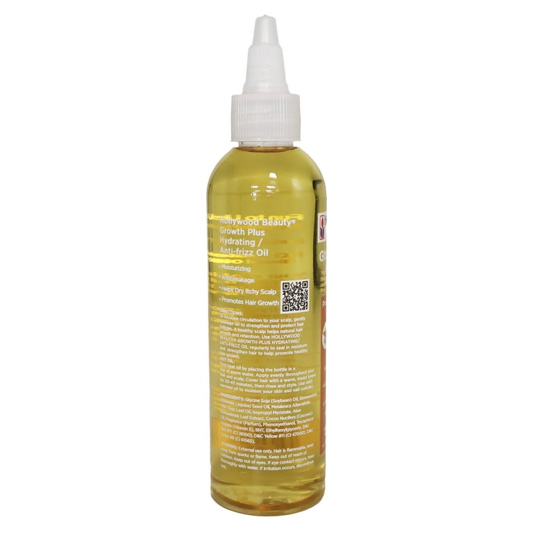 HOLLYWOOD BEAUTY Growth Plus Hydrating & Anti-frizz Oil (4oz) HOLLYWOOD BEAUTY Growth Plus Hydrating & Anti-frizz Oil (4oz)