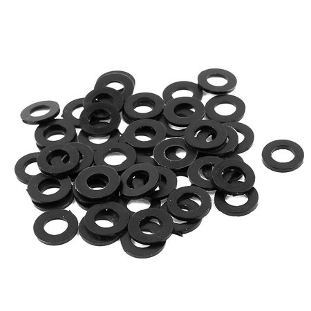 

50pcs x 10mm Plastic Flat Nylon Standoff Washer Insulation