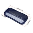 thumbnail image 2 of Uxcell 8.7"x4.3"x0.8" Travel Mesh Toiletry Bag Makeup Cosmetic Bag Zipper Pouch Navy Blue, 2 of 4