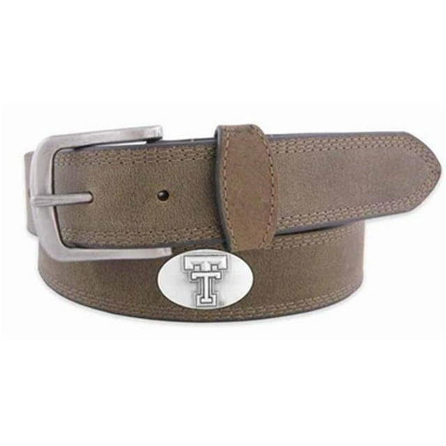 ZeppelinProducts Texas Tech Concho Crazyhorse Leather Belt, 40 Waist