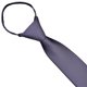 thumbnail image 5 of Corbatas con cremallera para hombre, estilo formal, de negocios, de diseño sencillo, color liso, para fiestas (morado), 5 of 7