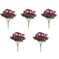 thumbnail image 1 of 5 Pieces/Kit Artificial Flower Fake Plants Simulation Heads Chrysanthemum Wedding Decor Centerpieces Photography Props, 1 of 10