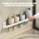 thumbnail image 4 of Zapatero de pared sin taladro | Organizador de zapatillas de baño adhesivo con drenaje | Ahorra espacio para toallas y sandalias | Montaje en puerta o pared, 4 of 6