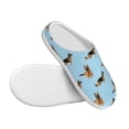thumbnail image 3 of Yiaed German Shepherd Dog Print Slippers Fuzzy Warm Cozy Slippers Non Slip House Slippers For Indoor Outdoor Slippers House Slippers-13, 3 of 7
