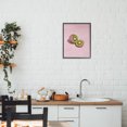 thumbnail image 3 of Stupell Industries Contemporary Pink Glimmer Kiwi Black Framed Giclee Art, 11 x 14, by LISH Creative, 3 of 8
