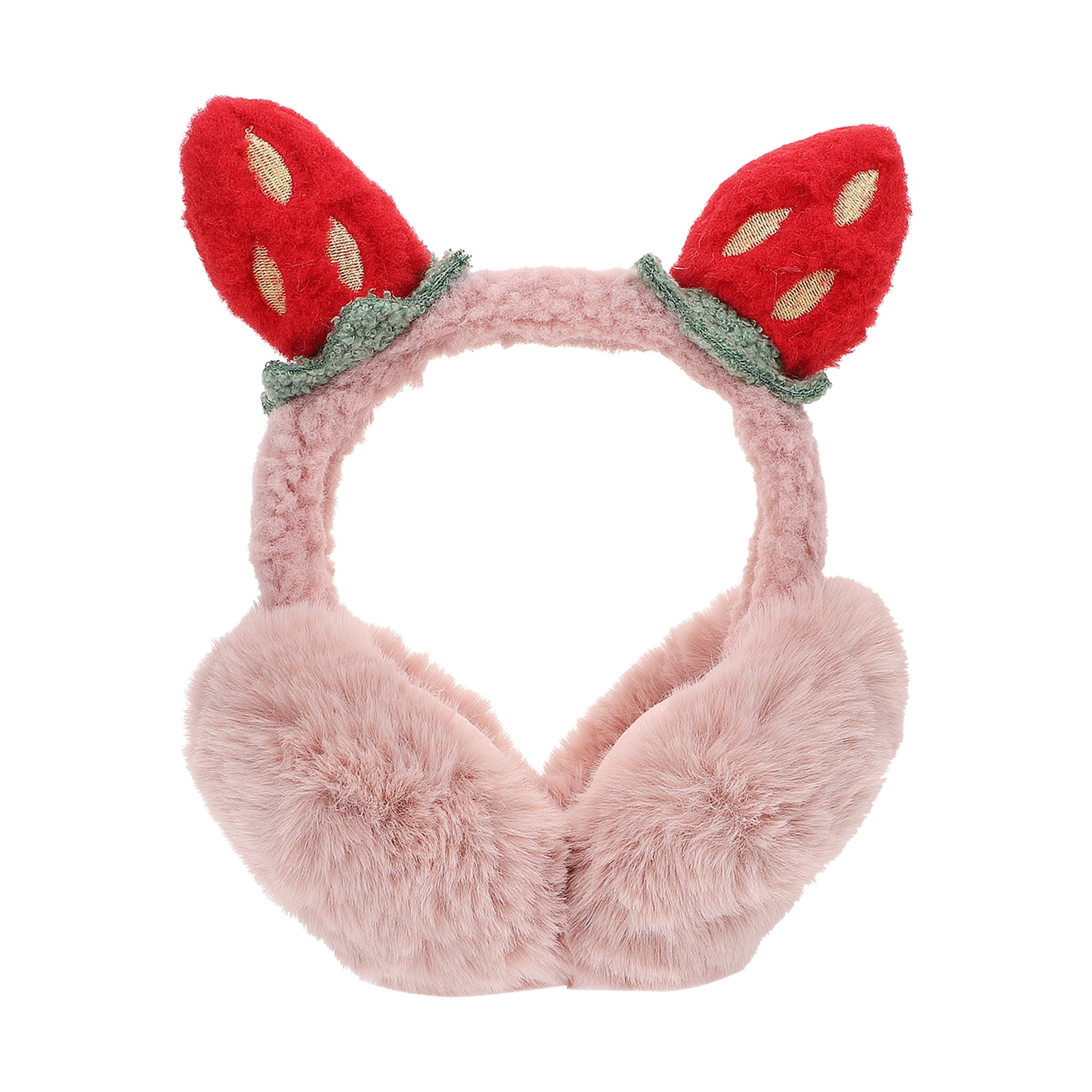 YYC 1Pcs Creative Fox Girls Warmers Earmuffs Kids Plush Ear Muffs Winter Windproof 