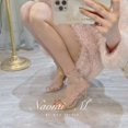 thumbnail image 1 of Summer New Square Head Rhinestone Sandals Stiletto Heel Open Toe High Heels Crystal Sexy One Word with  Shoes Women, 1 of 7