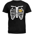 thumbnail image 1 of Hamburger Heart Skeleton Costume T-Shirt, 1 of 1