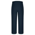 thumbnail image 6 of QATAINLAV Linen Pants for Men Casual Elastic Waist Loose Fit Beach Summer Pants with Pockets Lightweight Comfy Yoga Lounge Trousers Navy XL, 6 of 9