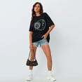 thumbnail image 6 of SUNBS Womens Oversized Graphic Tees - Sun & Moon Casual T-Shirts for Women Summer Tops, 6 of 9