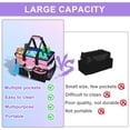 thumbnail image 4 of Cleaning Caddy Bag Heavy-Duty Organizer Tote for Housekeepers, Janitors & Home Cleaning Supplies with Adjustable Shoulder Strap & Multiple Pockets (Pink), 4 of 4