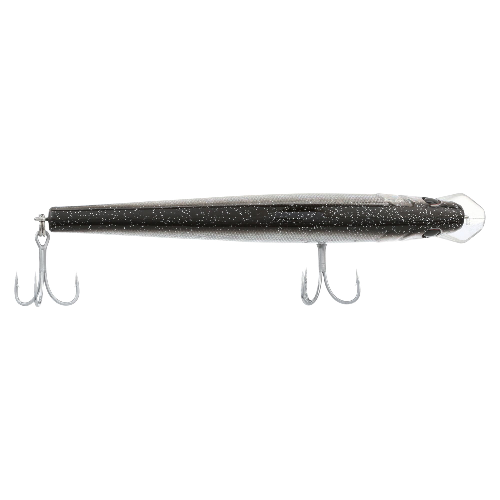 Berkley Cutter Saltwater, 4.3 in, Jerkbaits, Black Silver (1 Count)