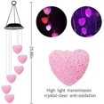 thumbnail image 2 of ShenMo Changing Spirals of Their Solar Powered LED Chime Romantic Garden Outdoor Decor for Patio, R with Hook (Heart), 2 of 5
