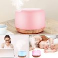 thumbnail image 3 of Essential Oil Air Mist Diffuser - Quiet Aroma Essential Oil Diffuser With Adjustable Cool Mist Humidifier Mode Waterless Auto-Off 7 Color Led Lights Changing For Office Home Bedroom Living Room, 3 of 4