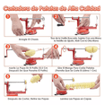 thumbnail image 4 of Cortador Profesional De Papas Fritas En Espiral MALUBERO Rojo, 4 of 4