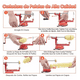 thumbnail image 4 of Cortador Profesional De Papas Fritas En Espiral MALUBERO Rojo, 4 of 4