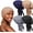 Style-1, variant on 4 Pieces Soft Cotton Chemo Headwear for Women, Stretch Pre-Tied Chemo Head Scarves for Cancer