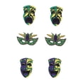 thumbnail image 1 of Juego de 6 pendientes con máscara de de carnaval, bonitos para fiesta de regalo de cumpleaños y Halloween estilo A, 1 of 8