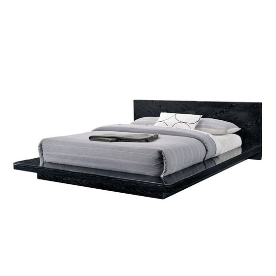 Furniture Of America Crownen Modern Cal King Bed In Black