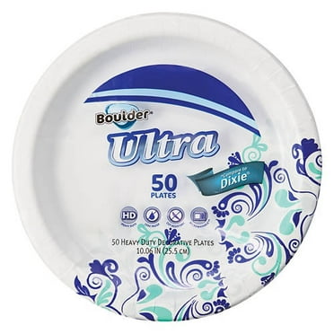 Boulder 10" Ultra Heavy Duty Paper Plate, 50 count