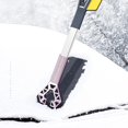 thumbnail image 3 of 1 Pala cepillo de limpieza de nieve para parabrisas y ventanilla de coche con herramienta de deshielo raspador de hielo, 3 of 5
