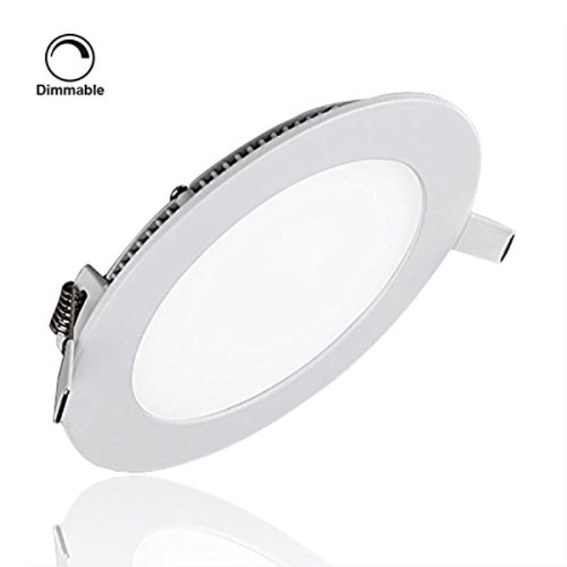 Progreen 9w Flat Led Panel Light Lamp Dimmhle Round Ultrathin Led