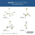 thumbnail image 5 of P710130-109-Progress Lighting-Haas - 2 Light Wall Sconce-24 Inches Tall and 7.12 Inches Wide-Brushed Bronze Finish, 5 of 12