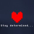 thumbnail image 3 of CafePress - Stay Determined Undertale T Shirt - Women's Traditional Fit Dark T-Shirt, 3 of 4